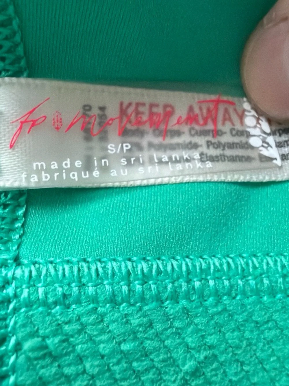 Free People Movement Win Win Bra in SEAFOAM Size Sm